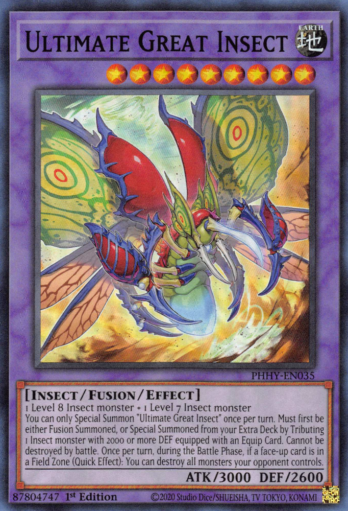 Ultimate Great Insect [PHHY-EN035] Super Rare | Dragon's Lair Comics and Fantasy Houston TX