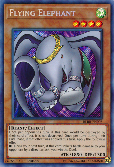 Flying Elephant [BLRR-EN003] Secret Rare | Dragon's Lair Comics and Fantasy Houston TX