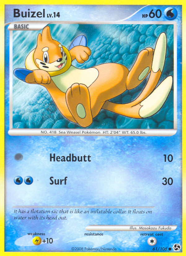 Buizel (61/106) [Diamond & Pearl: Great Encounters] | Dragon's Lair Comics and Fantasy Houston TX