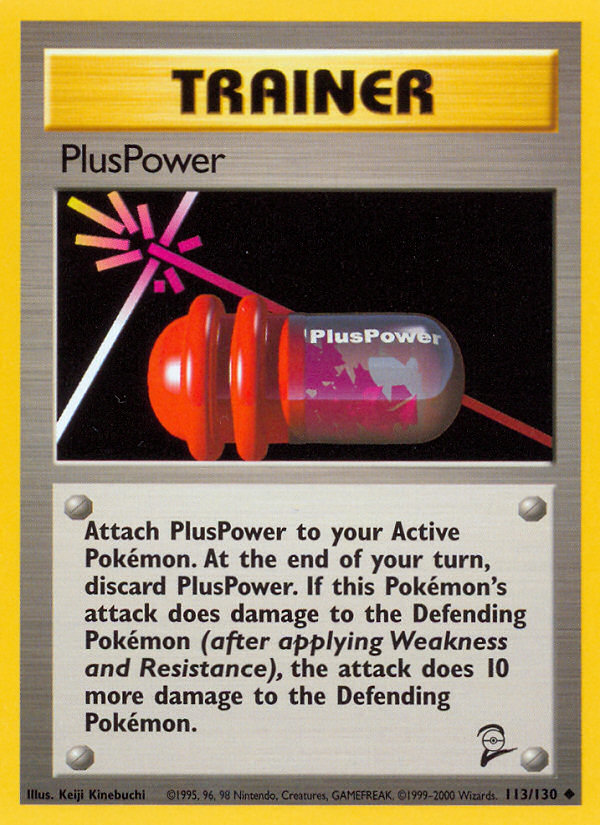 PlusPower (113/130) [Base Set 2] | Dragon's Lair Comics and Fantasy Houston TX