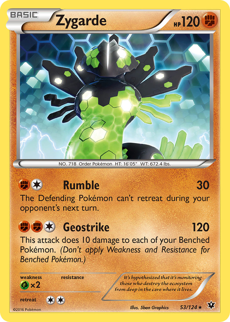 Zygarde (53/124) [XY: Fates Collide] | Dragon's Lair Comics and Fantasy Houston TX