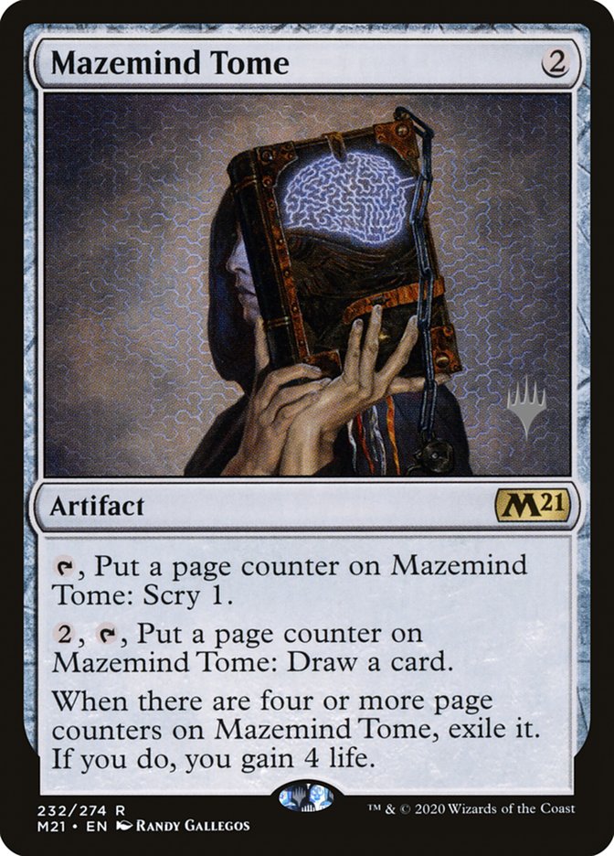 Mazemind Tome (Promo Pack) [Core Set 2021 Promos] | Dragon's Lair Comics and Fantasy Houston TX