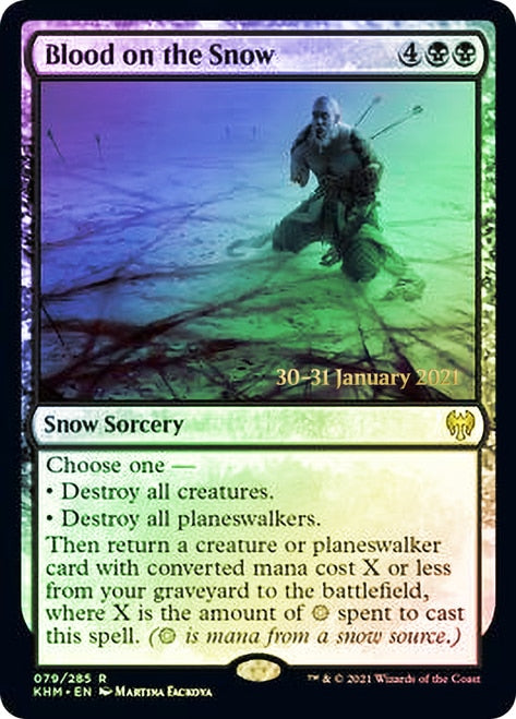 Blood on the Snow [Kaldheim Prerelease Promos] | Dragon's Lair Comics and Fantasy Houston TX