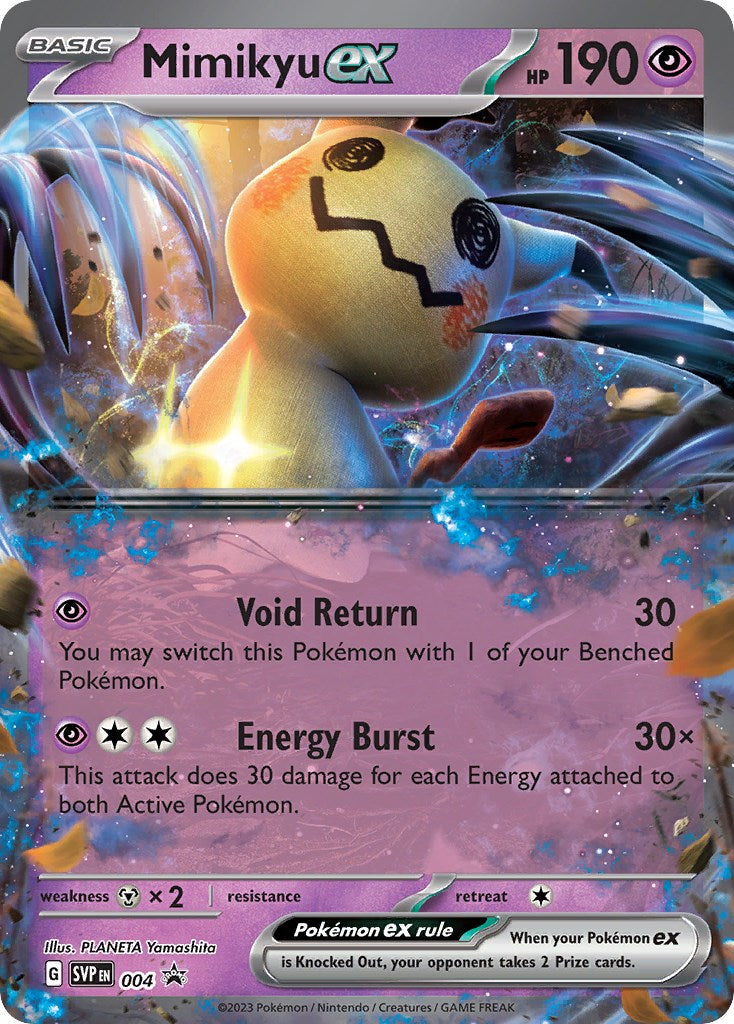 Mimikyu ex (004) [Scarlet & Violet: Black Star Promos] | Dragon's Lair Comics and Fantasy Houston TX