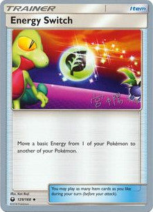 Energy Switch (129/168) (Pikarom Judge - Haruki Miyamoto) [World Championships 2019] | Dragon's Lair Comics and Fantasy Houston TX