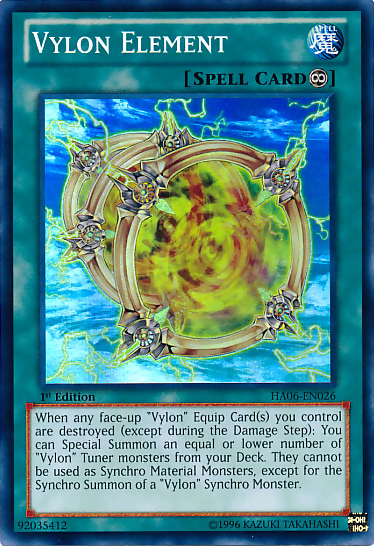 Vylon Element [HA06-EN026] Super Rare | Dragon's Lair Comics and Fantasy Houston TX