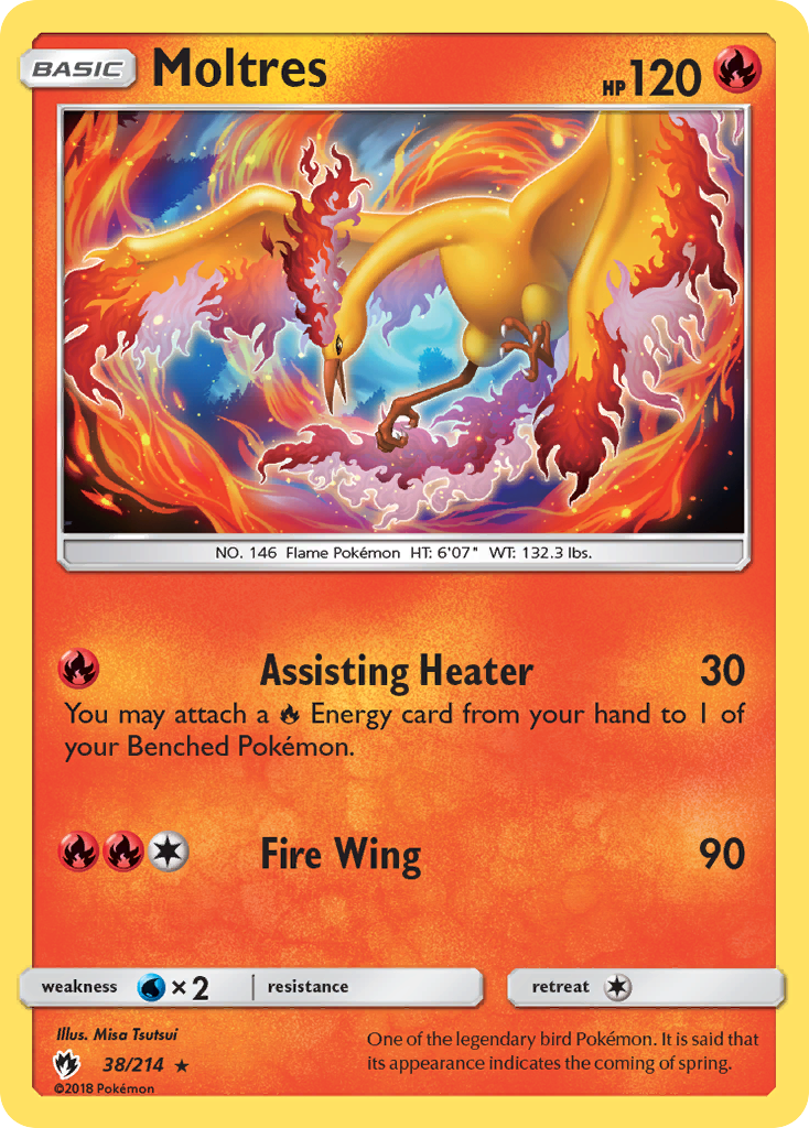 Moltres (38/214) [Sun & Moon: Lost Thunder] | Dragon's Lair Comics and Fantasy Houston TX