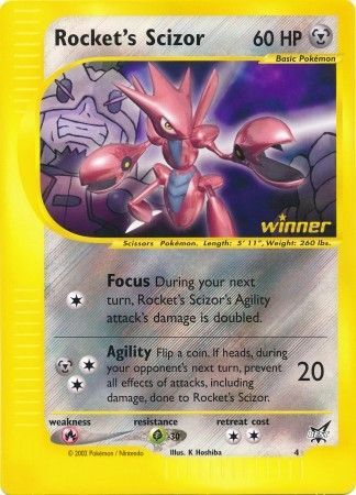 Rocket's Scizor (4) (Jumbo Card) [Best of Promos] | Dragon's Lair Comics and Fantasy Houston TX