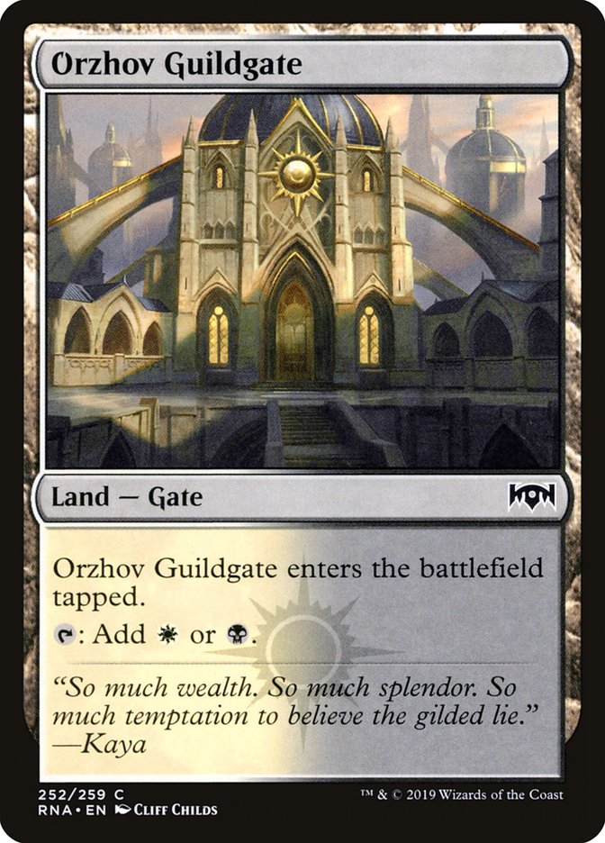 Orzhov Guildgate (252/259) [Ravnica Allegiance] | Dragon's Lair Comics and Fantasy Houston TX