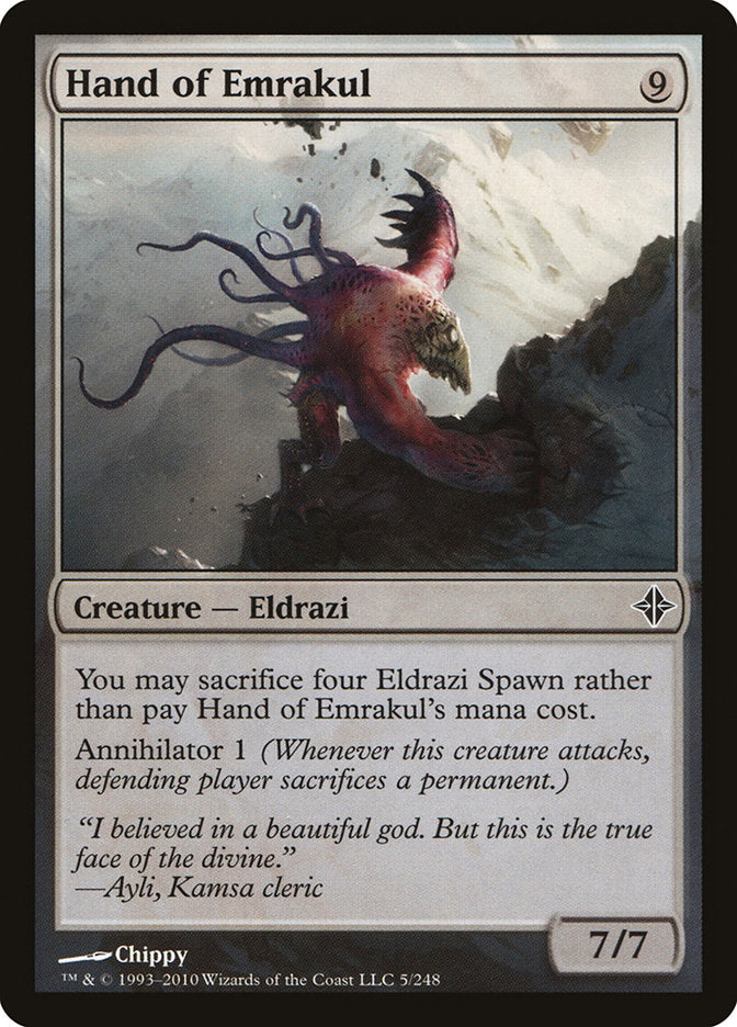 Hand of Emrakul [Rise of the Eldrazi] | Dragon's Lair Comics and Fantasy Houston TX