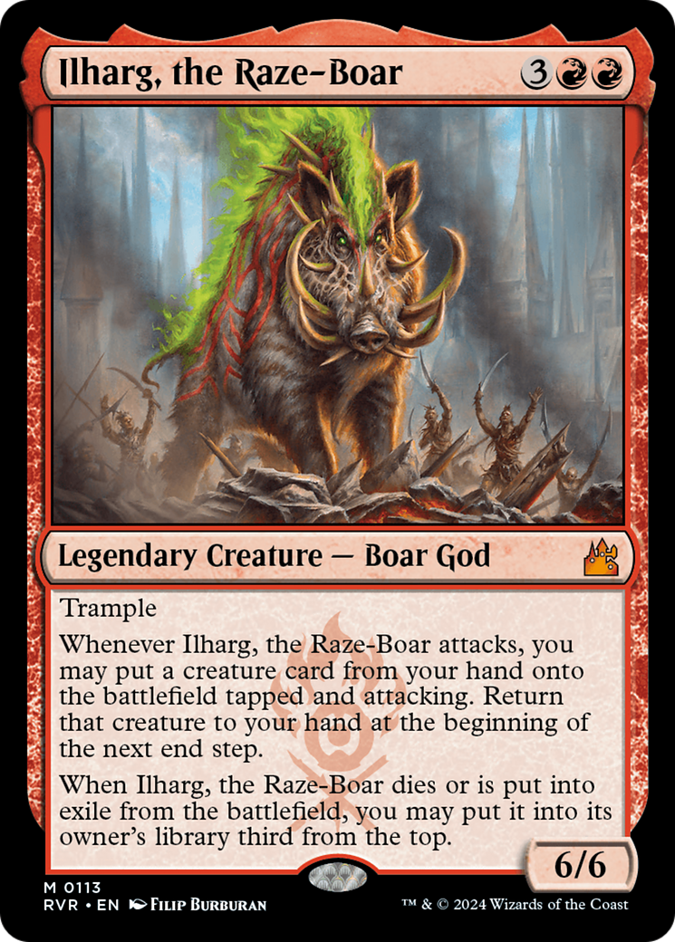 Ilharg, the Raze-Boar [Ravnica Remastered] | Dragon's Lair Comics and Fantasy Houston TX