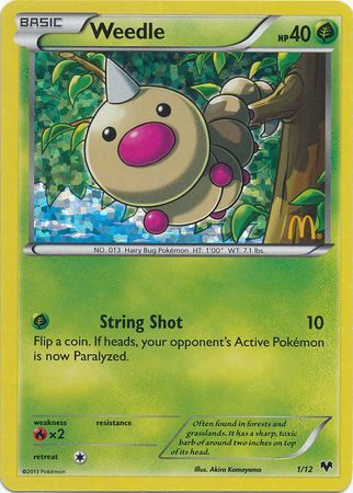 Weedle (1/12) [McDonald's Promos: 2014 Collection] | Dragon's Lair Comics and Fantasy Houston TX