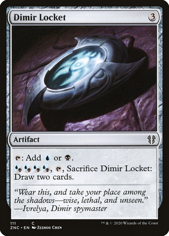 Dimir Locket [Zendikar Rising Commander] | Dragon's Lair Comics and Fantasy Houston TX