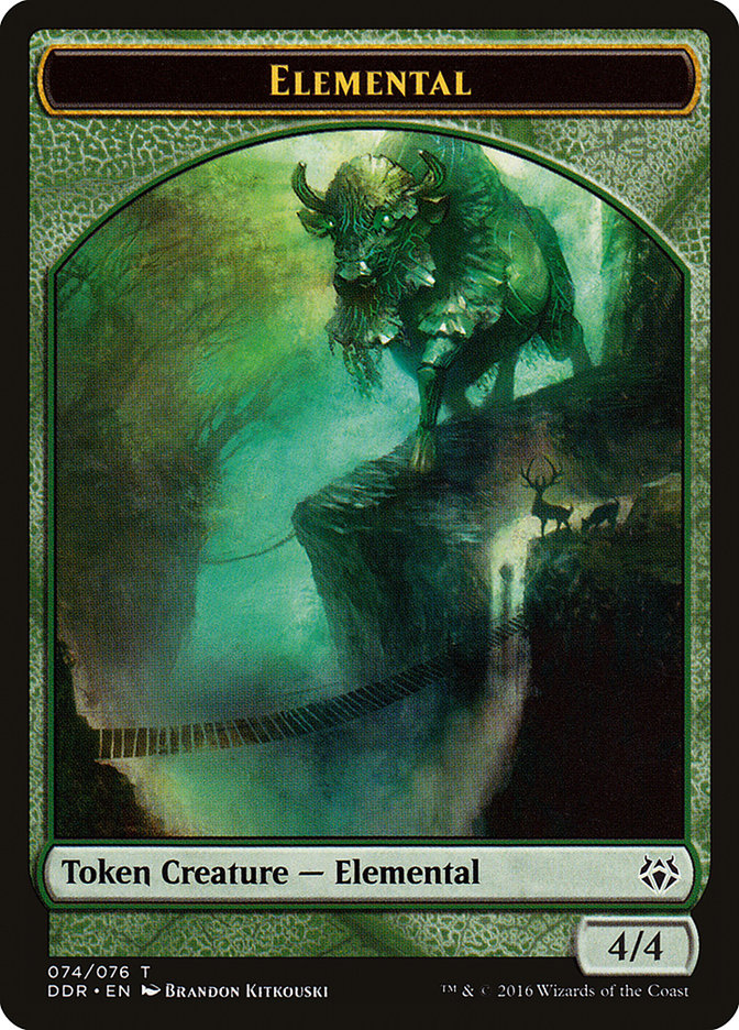 Elemental Token [Duel Decks: Nissa vs. Ob Nixilis] | Dragon's Lair Comics and Fantasy Houston TX