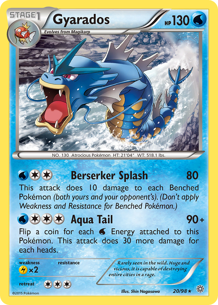 Gyarados (20/98) [XY: Ancient Origins] | Dragon's Lair Comics and Fantasy Houston TX