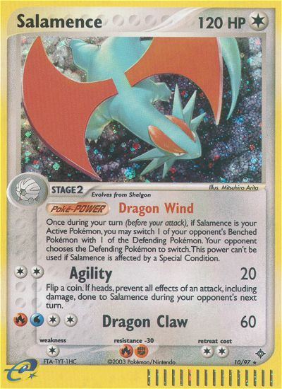 Salamence (10/97) [EX: Dragon] | Dragon's Lair Comics and Fantasy Houston TX