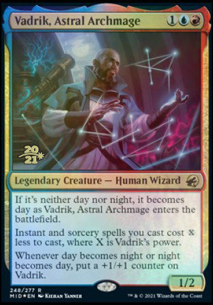 Vadrik, Astral Archmage [Innistrad: Midnight Hunt Prerelease Promos] | Dragon's Lair Comics and Fantasy Houston TX