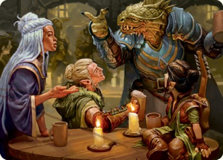 You Meet in a Tavern Art Card [Dungeons & Dragons: Adventures in the Forgotten Realms Art Series] | Dragon's Lair Comics and Fantasy Houston TX