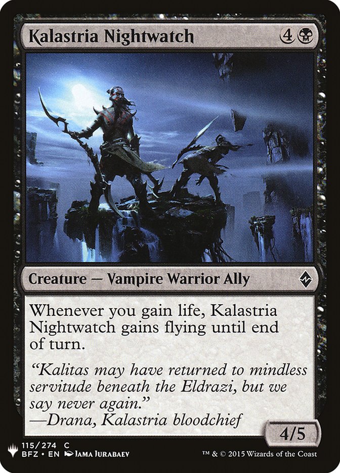 Kalastria Nightwatch [Mystery Booster] | Dragon's Lair Comics and Fantasy Houston TX