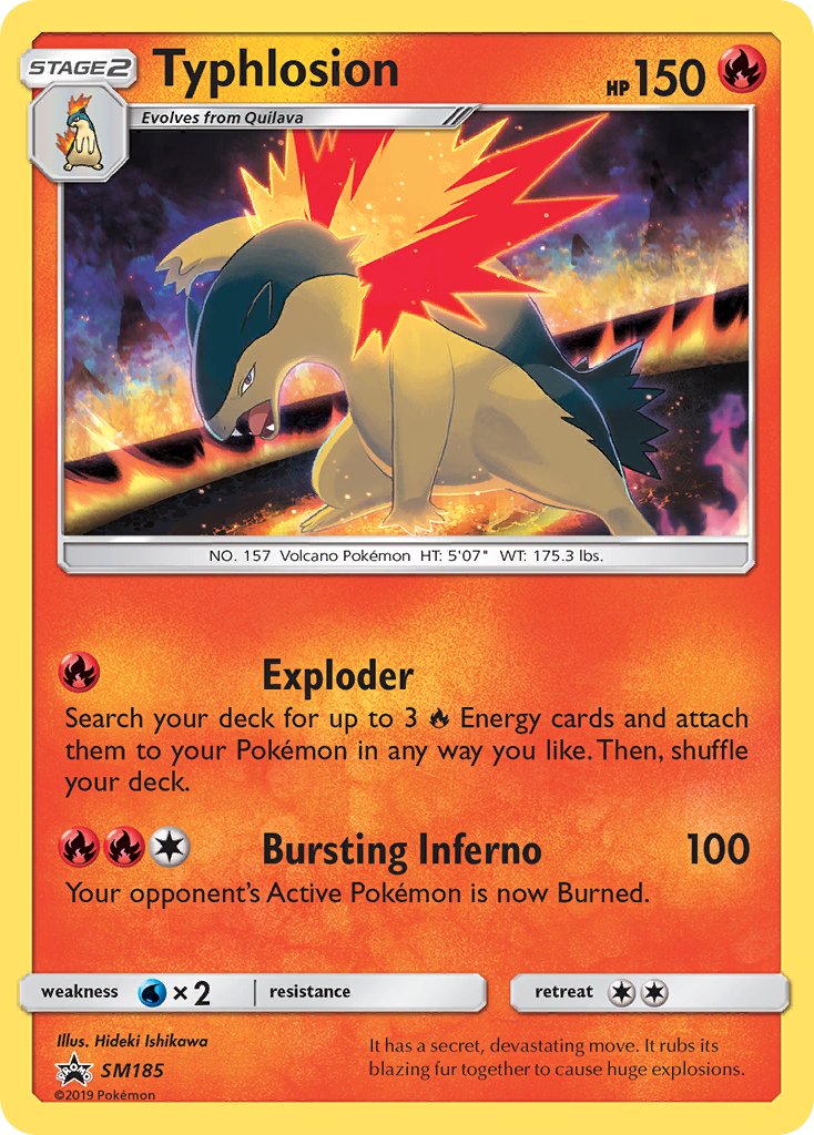 Typhlosion (SM185) [Sun & Moon: Black Star Promos] | Dragon's Lair Comics and Fantasy Houston TX