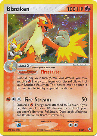 Blaziken (3/109) (Cosmos Holo) [EX: Battle Stadium] | Dragon's Lair Comics and Fantasy Houston TX