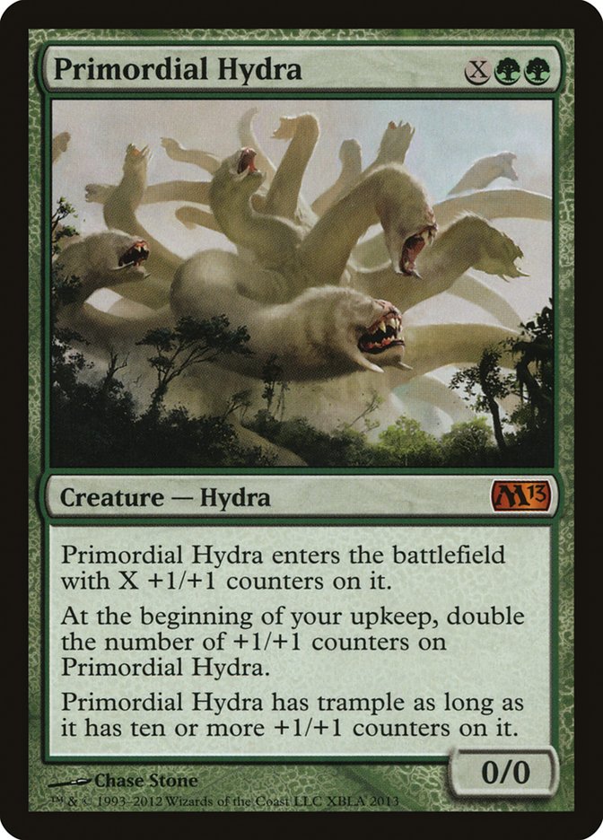 Primordial Hydra (Duels of the Planeswalkers Promos) [Duels of the Planeswalkers Promos 2013] | Dragon's Lair Comics and Fantasy Houston TX