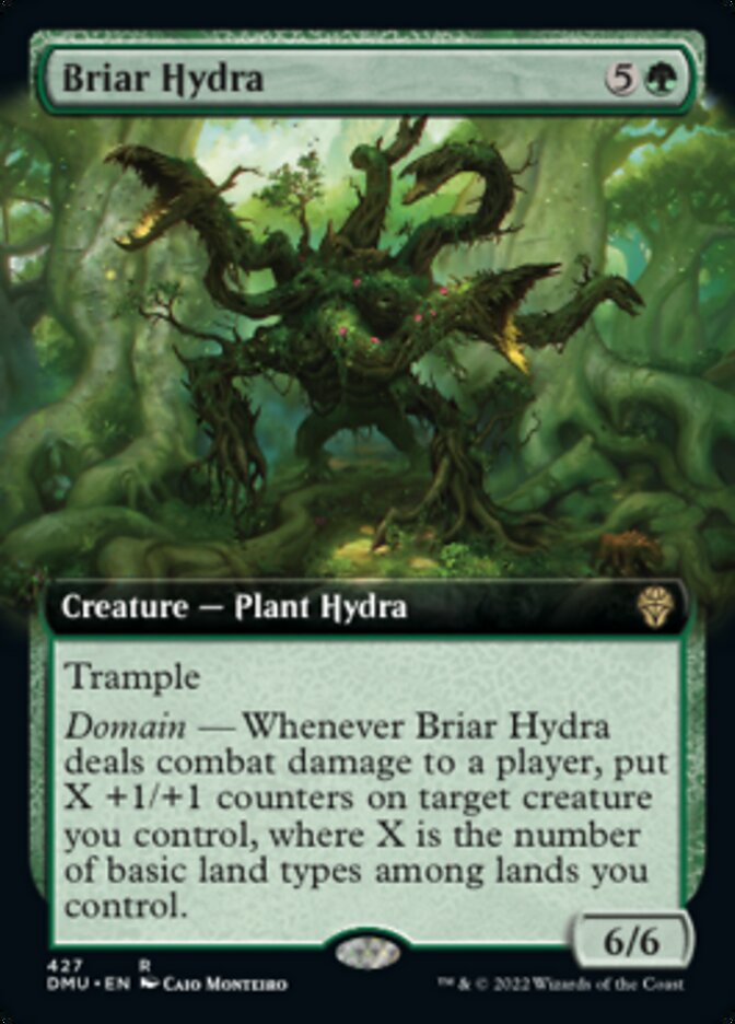 Briar Hydra (Extended Art) [Dominaria United] | Dragon's Lair Comics and Fantasy Houston TX