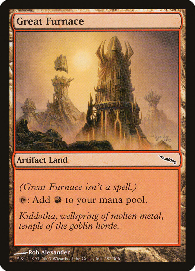 Great Furnace [Mirrodin] | Dragon's Lair Comics and Fantasy Houston TX