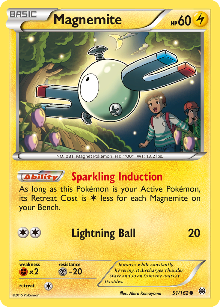 Magnemite (51/162) [XY: BREAKthrough] | Dragon's Lair Comics and Fantasy Houston TX