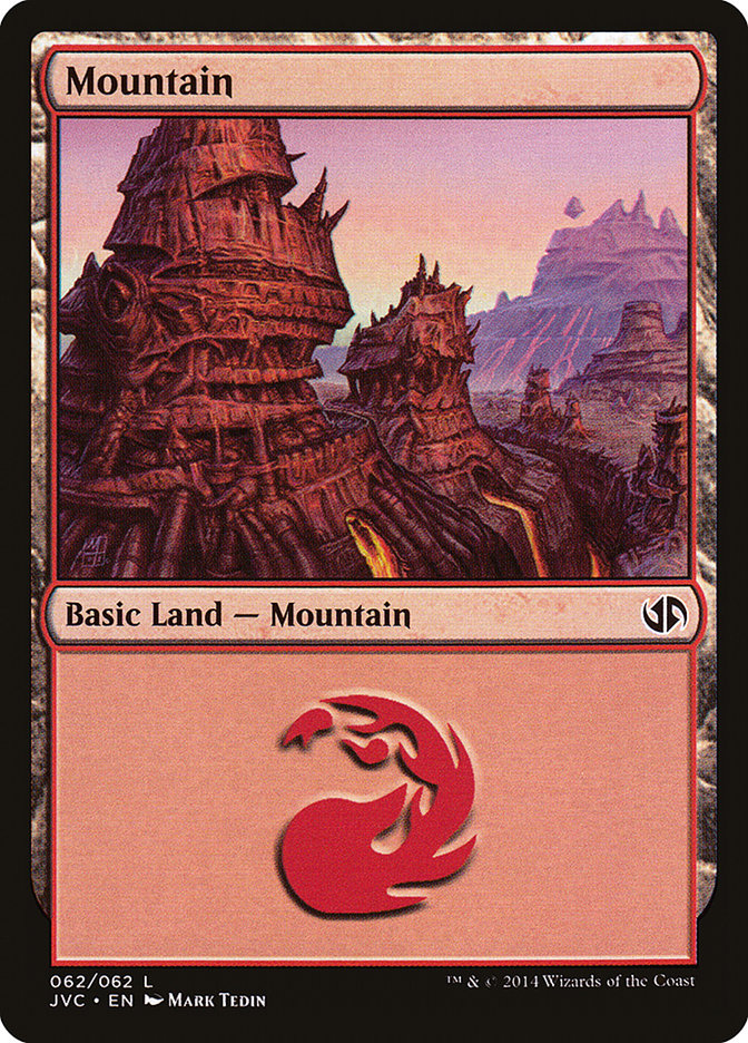 Mountain (62) [Duel Decks Anthology] | Dragon's Lair Comics and Fantasy Houston TX