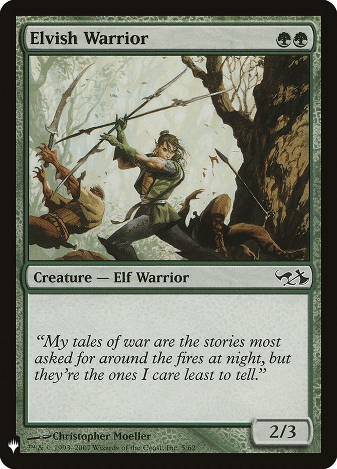 Elvish Warrior [Mystery Booster] | Dragon's Lair Comics and Fantasy Houston TX