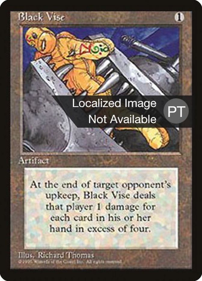 Black Vise [Fourth Edition (Foreign Black Border)] | Dragon's Lair Comics and Fantasy Houston TX