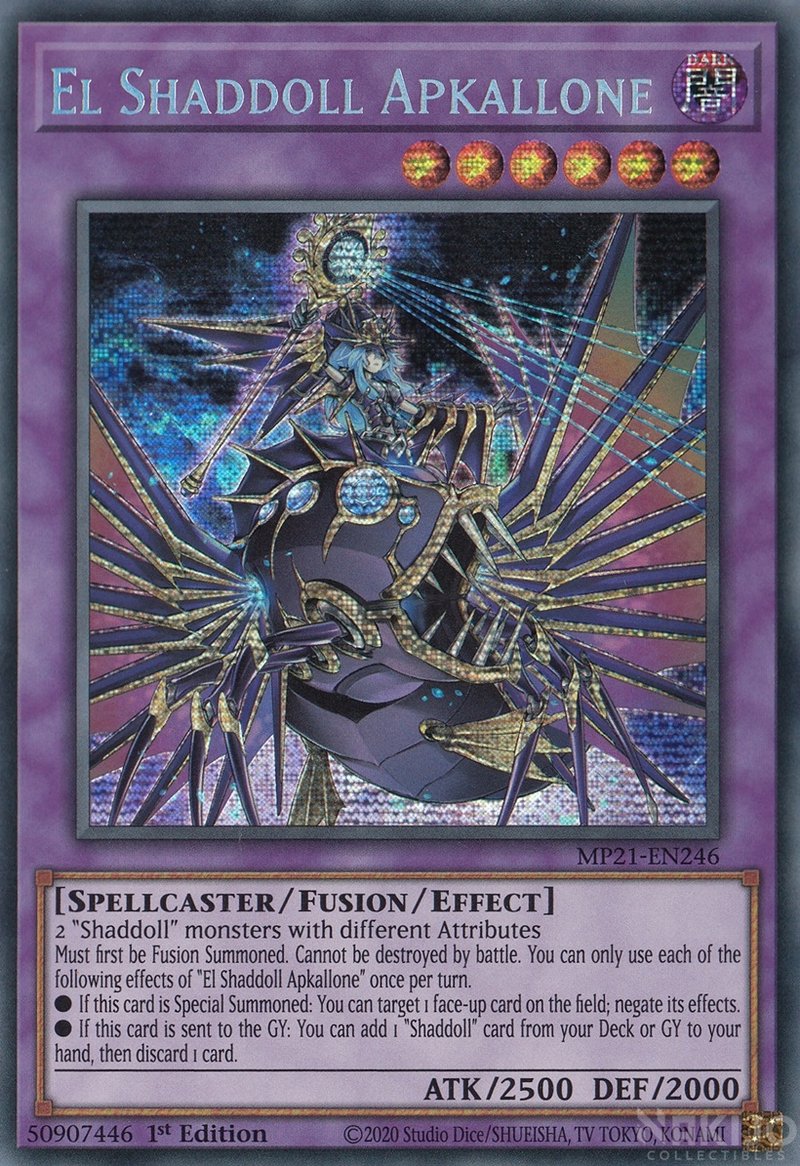 El Shaddoll Apkallone [MP21-EN246] Prismatic Secret Rare | Dragon's Lair Comics and Fantasy Houston TX