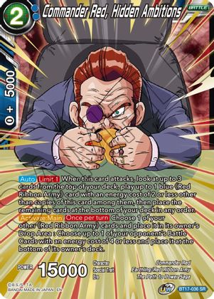 Commander Red, Hidden Ambitions (BT17-036) [Ultimate Squad] | Dragon's Lair Comics and Fantasy Houston TX