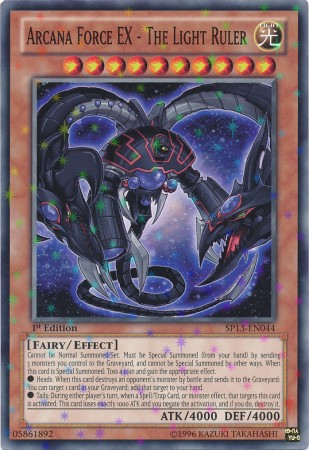 Arcana Force EX - The Light Ruler [SP13-EN044] Starfoil Rare | Dragon's Lair Comics and Fantasy Houston TX