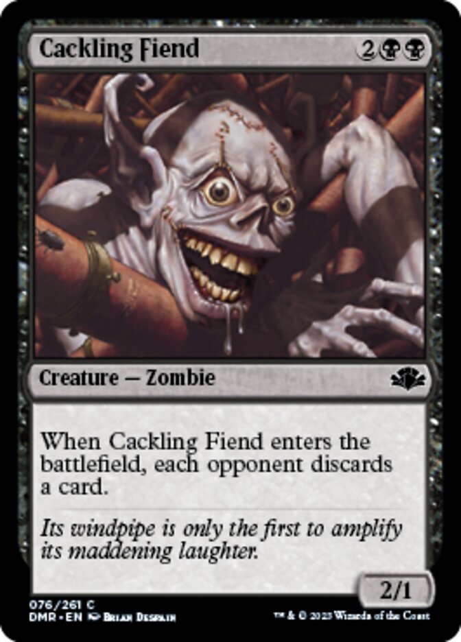 Cackling Fiend [Dominaria Remastered] | Dragon's Lair Comics and Fantasy Houston TX