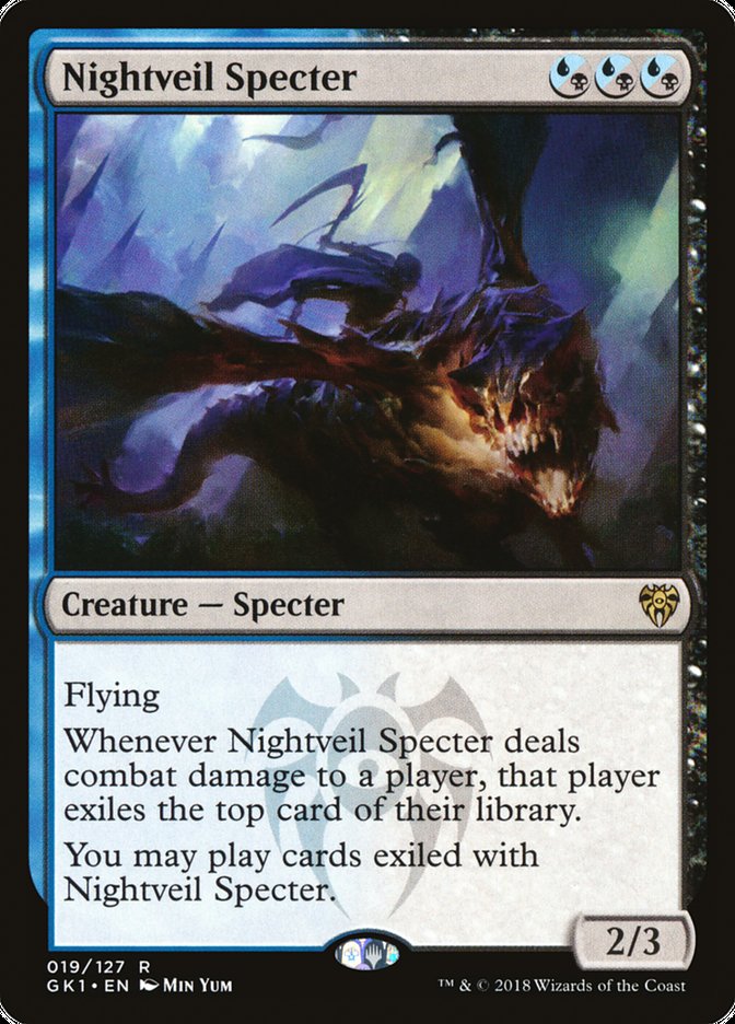 Nightveil Specter [Guilds of Ravnica Guild Kit] | Dragon's Lair Comics and Fantasy Houston TX