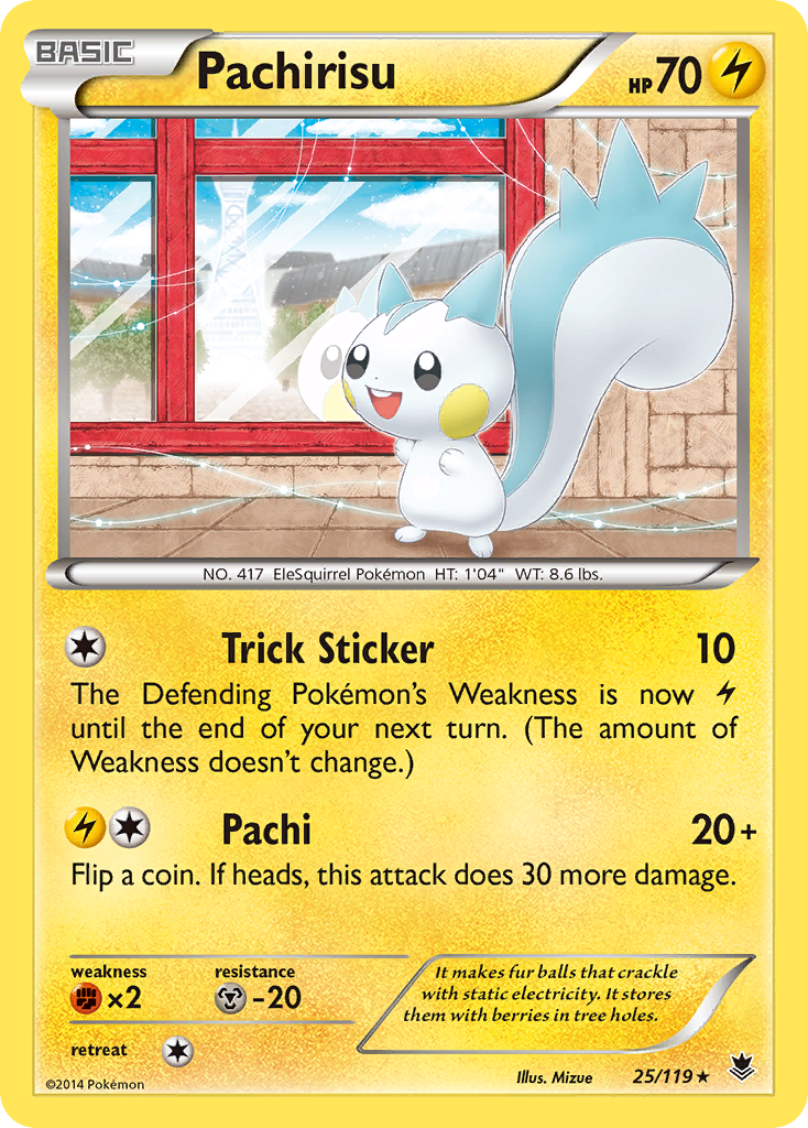 Pachirisu (25/119) [XY: Phantom Forces] | Dragon's Lair Comics and Fantasy Houston TX