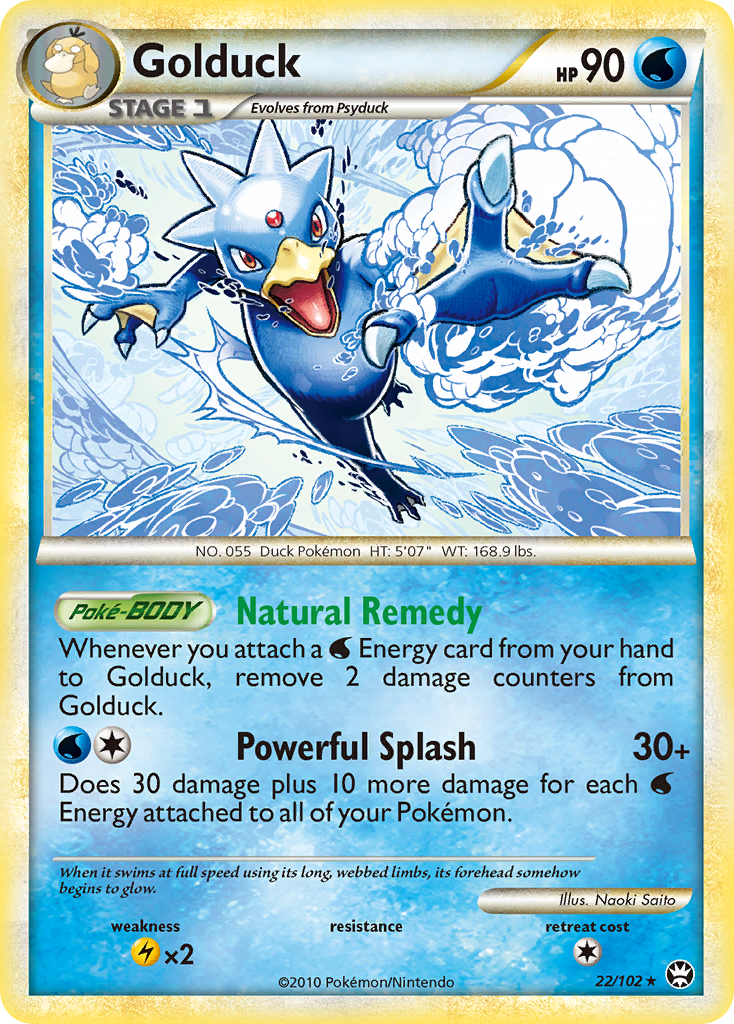 Golduck (22/102) [HeartGold & SoulSilver: Triumphant] | Dragon's Lair Comics and Fantasy Houston TX