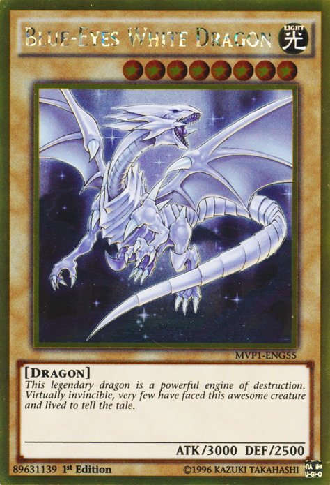 Blue-Eyes White Dragon [MVP1-ENG55] Gold Rare | Dragon's Lair Comics and Fantasy Houston TX