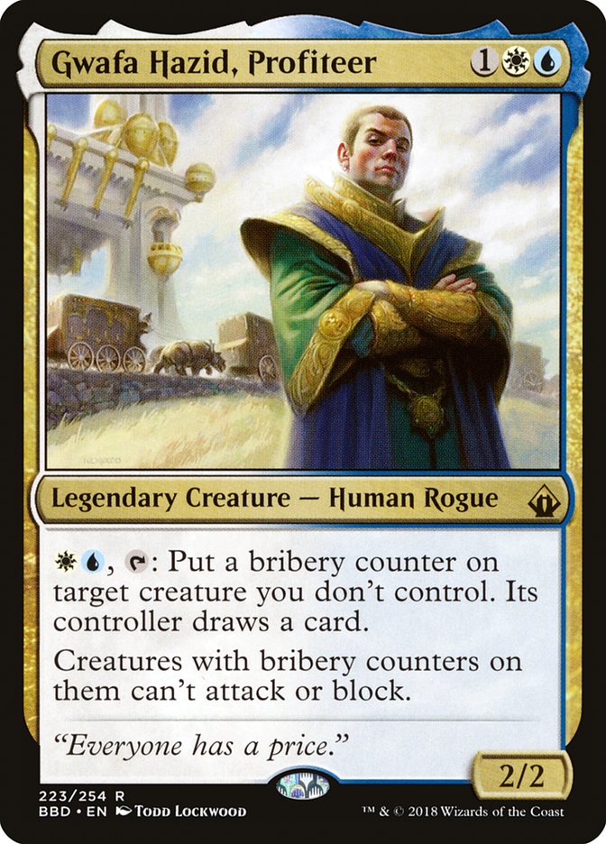 Gwafa Hazid, Profiteer [Battlebond] | Dragon's Lair Comics and Fantasy Houston TX