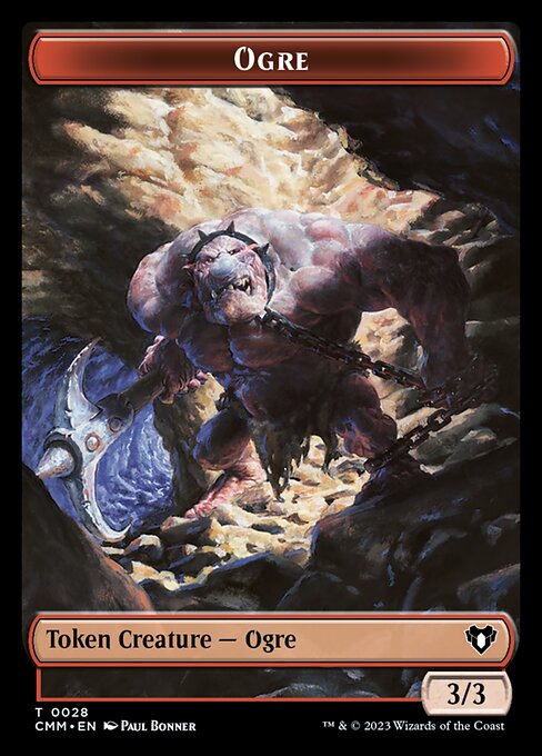 Eldrazi Spawn // Ogre Double-Sided Token [Commander Masters Tokens] | Dragon's Lair Comics and Fantasy Houston TX