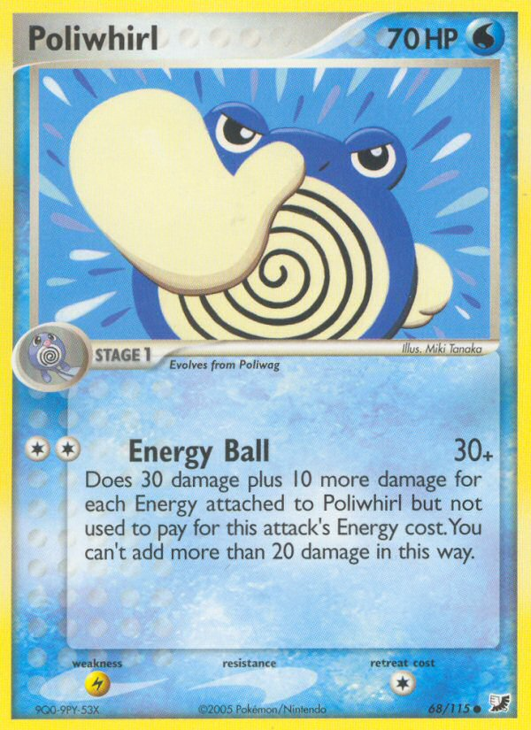 Poliwhirl (68/115) [EX: Unseen Forces] | Dragon's Lair Comics and Fantasy Houston TX