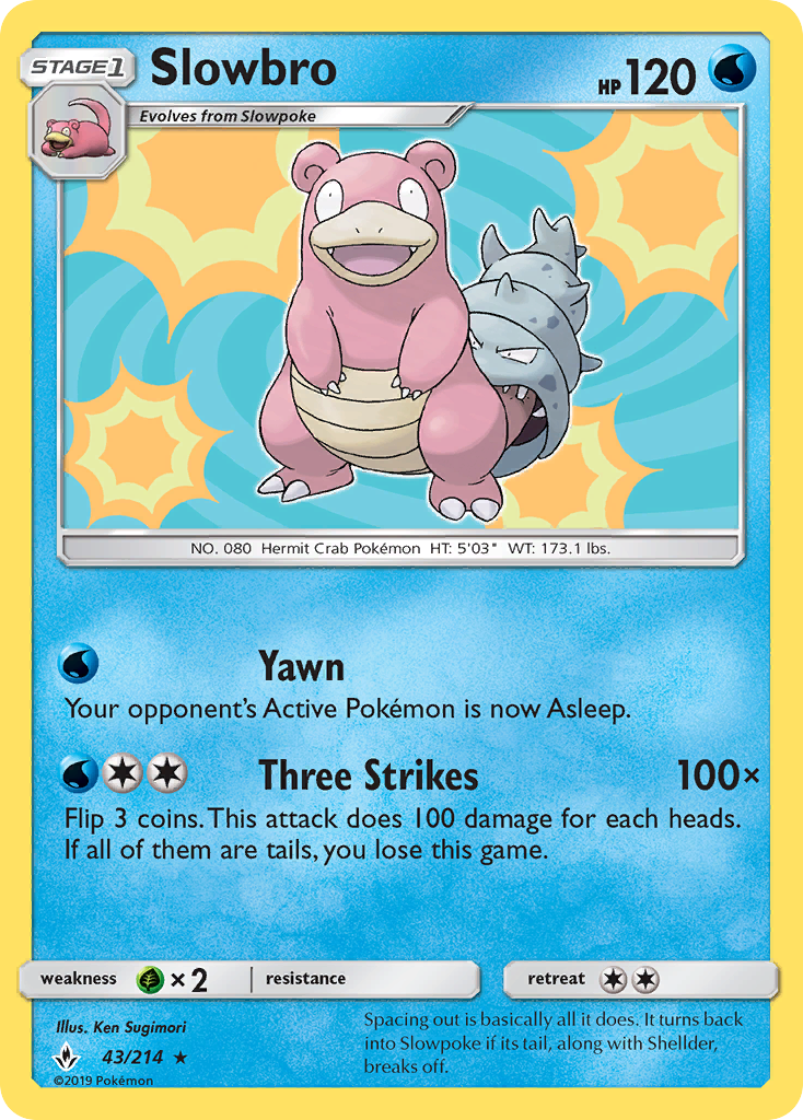 Slowbro (43/214) [Sun & Moon: Unbroken Bonds] | Dragon's Lair Comics and Fantasy Houston TX