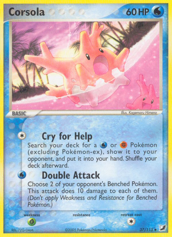 Corsola (37/115) [EX: Unseen Forces] | Dragon's Lair Comics and Fantasy Houston TX