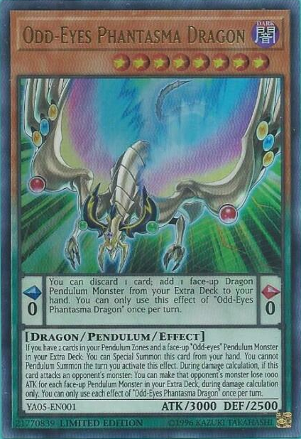 Odd-Eyes Phantasma Dragon [YA05-EN001] Ultra Rare | Dragon's Lair Comics and Fantasy Houston TX