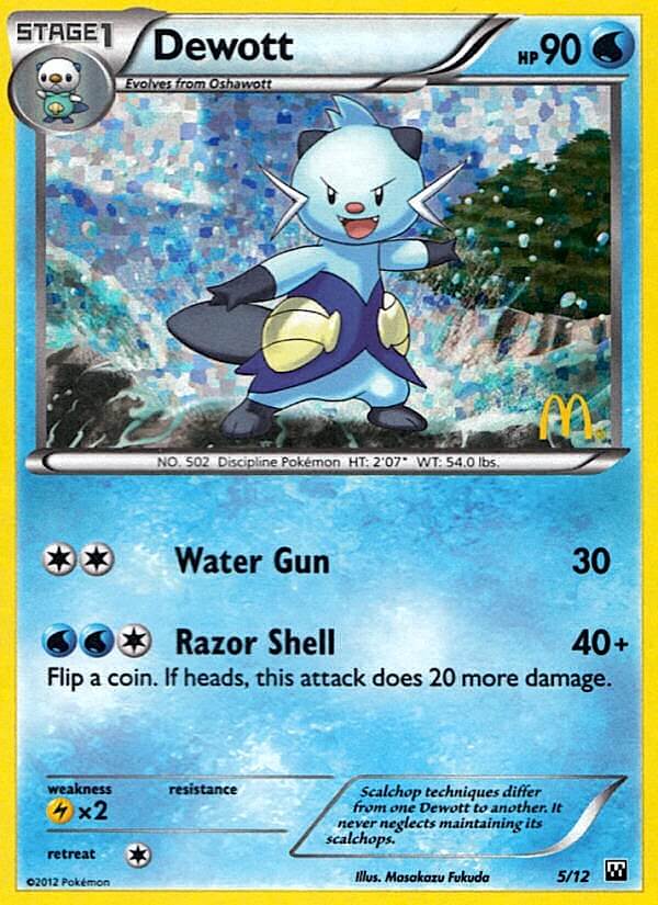 Dewott (5/12) [McDonald's Promos: 2012 Collection] | Dragon's Lair Comics and Fantasy Houston TX