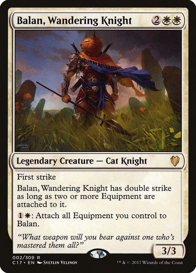 Balan, Wandering Knight [Commander 2017] | Dragon's Lair Comics and Fantasy Houston TX