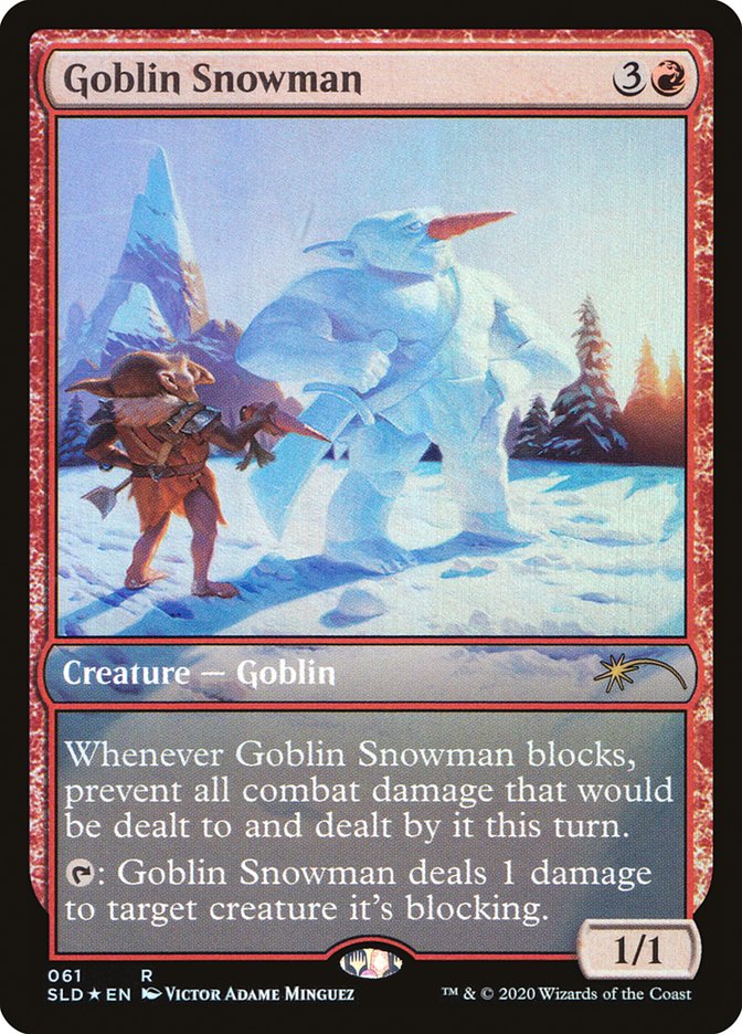 Goblin Snowman [Secret Lair Drop Series] | Dragon's Lair Comics and Fantasy Houston TX