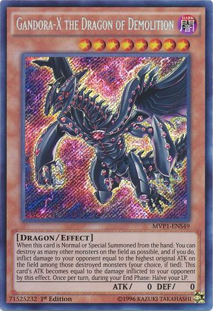 Gandora-X the Dragon of Demolition [MVP1-ENS49] Secret Rare | Dragon's Lair Comics and Fantasy Houston TX